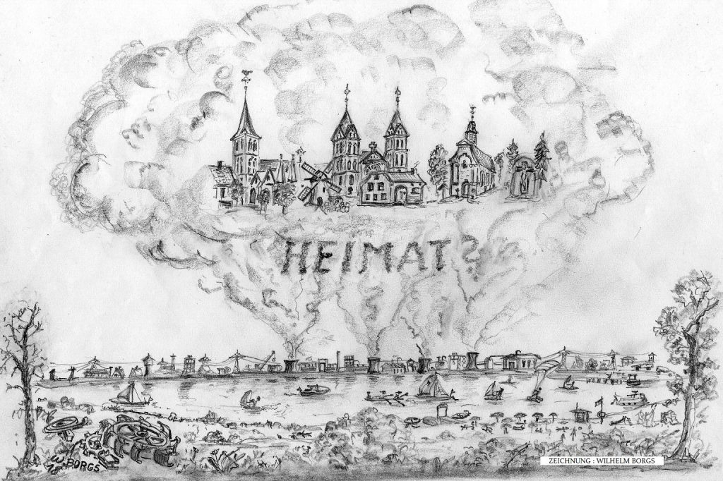 © Wilhelm Borgs | WIlhelm Borgs | W. Borgs: Zeichnung Heimat