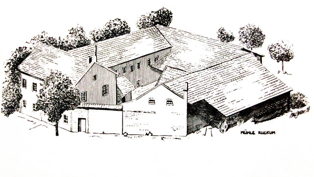 © Josef Heimann | Zeichnung Kuckumer Mühle