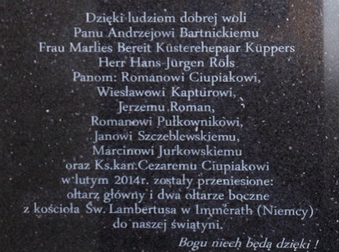 © Hans Goeres | Dankestafel Hochaltar