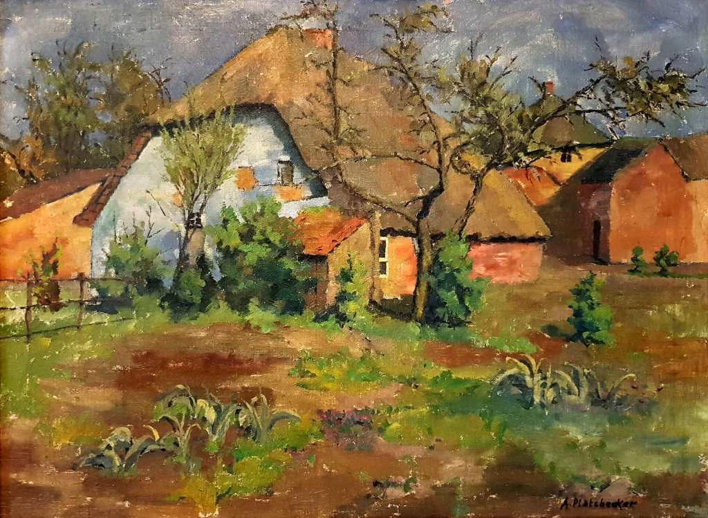 Reedgedeckte Häuser in Schwaam Arno Platzbecker 4