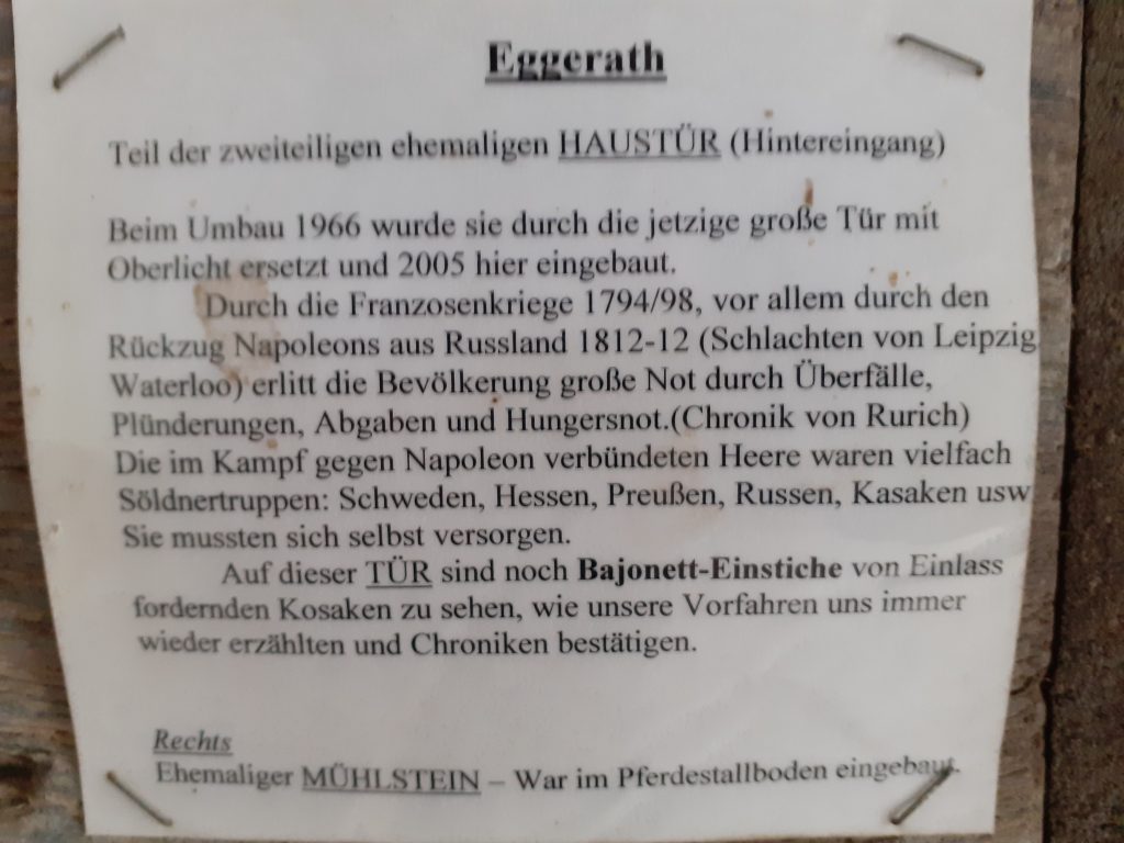 © R.R.P. | R. Recker-Proprenter | Eggerather-Hof-Beschreibung