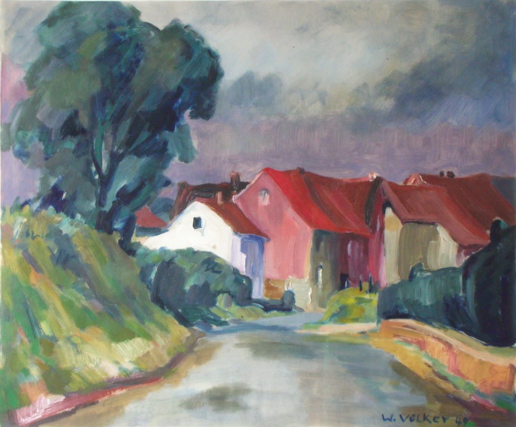 © Will Völker Archiv | Loevenich-1949-Oel-1