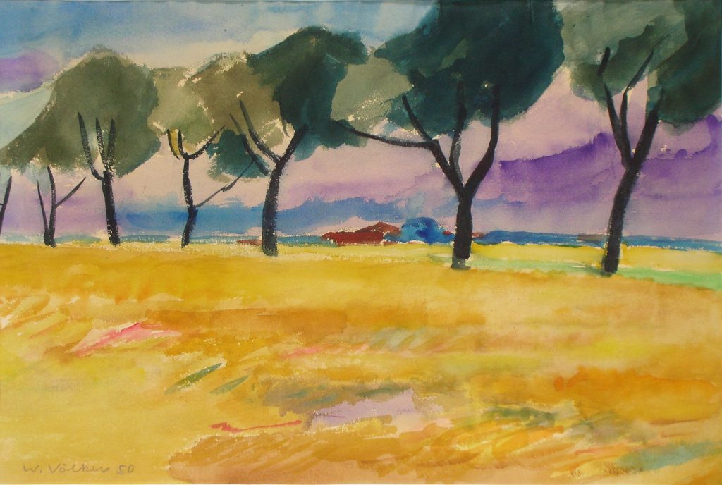 © Will Völker Archiv | Sommerlandschaft,1950