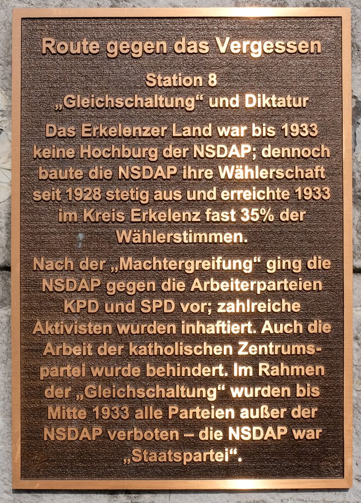 © Wolfgang Lothmann | Tafel zur Route gegen das Vergessen