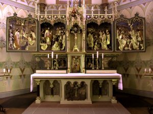 © Heimatverein ERK | Bernd Finken | Wemmetsweiler_St._Michael_Innen_Hochaltar-bearb