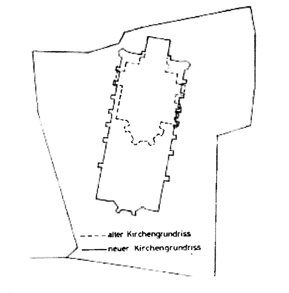 © Heimatverein der Erkelenzer Lande e. V. | Josef Kalau | Grundriss alte Kirche