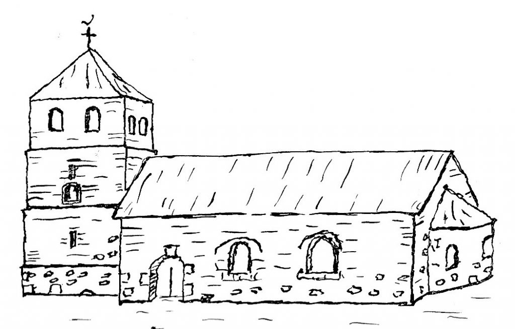 © Schwanenberg 1972 | Günther Merkens | Vorgängerkirche