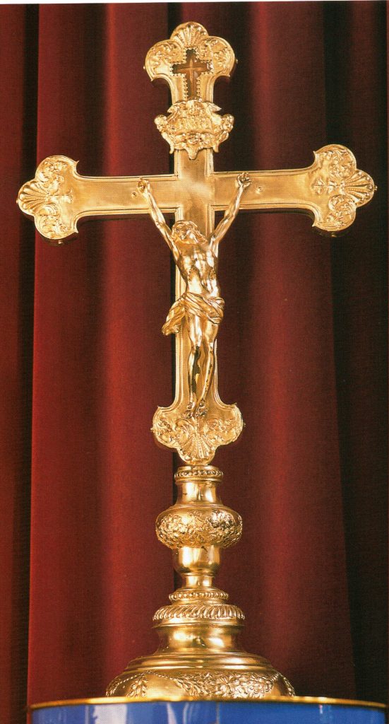 © Pfarrarchiv Christkönig Erkelenz | Reliquiar-Kreuz