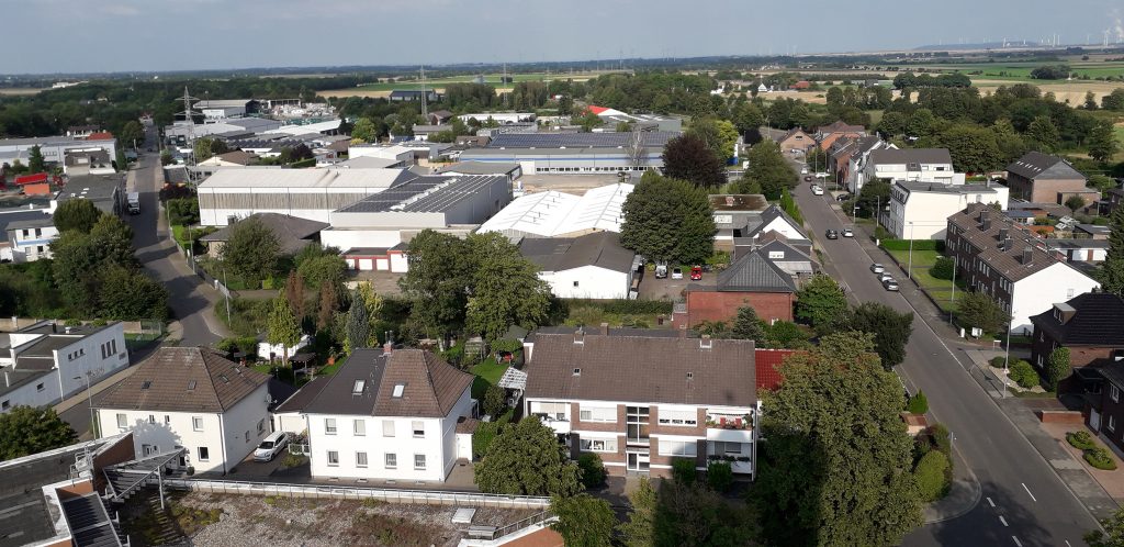 © Archiv Heimatverein | Blick auf Gewerbegebiet