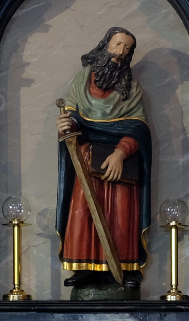 © Wolfgang Lothmann | Paulusfigur auf Seitenaltar