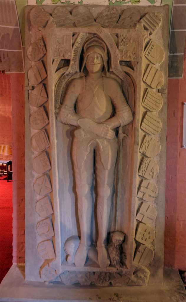 © Wolfgang Lothmann | Grabplatte Harff in Krypta