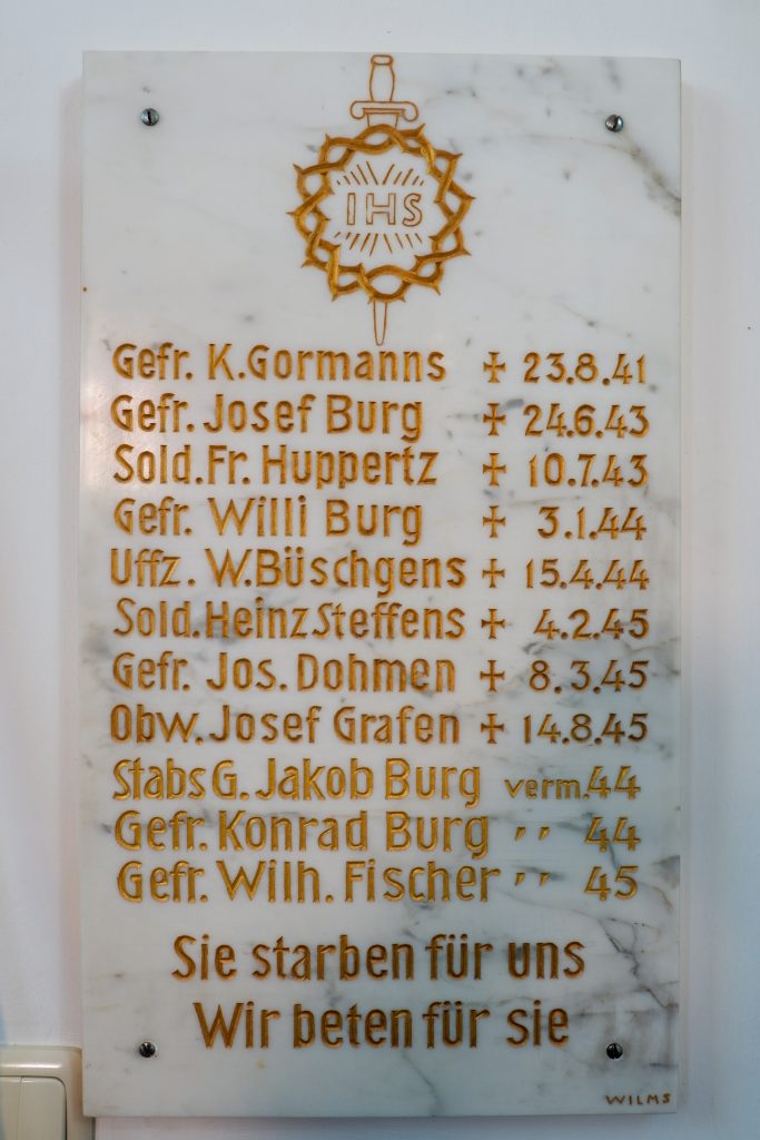 Gedenktafel 2. Weltkrieg