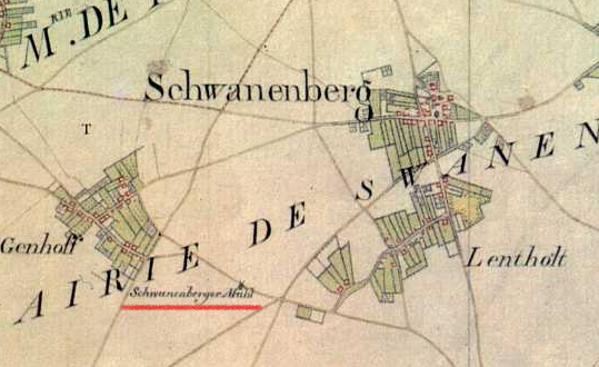 © gmeinfrei | Tranchotkarte | Genhofer Mühle