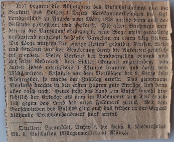 R. Recker-Proprenter | Zeitungsausschnitt