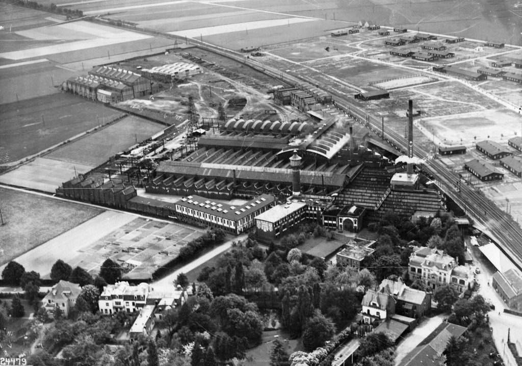 Bau des Barrackenlagers 1921