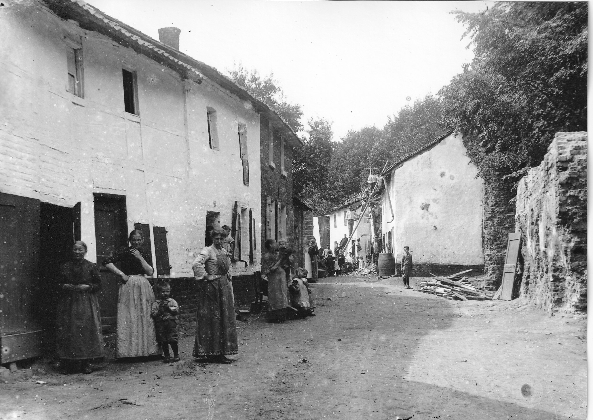 © Günther Merkens | Wilhelm Schmitter | Häuser an der Stadtmauer
