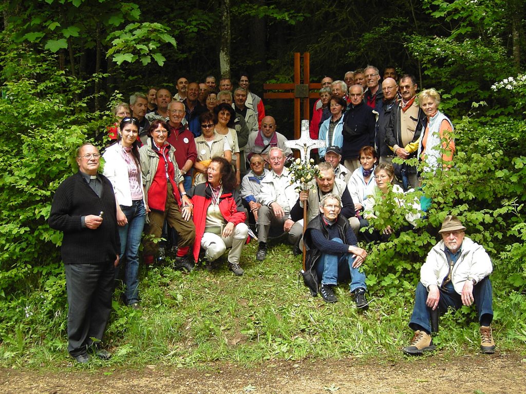 © Josef Hermsen | Pilgergruppe am Schönecker Kreuz
