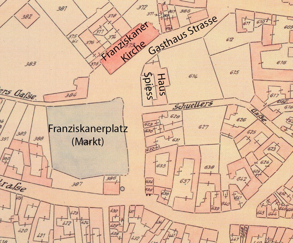 © Archiv Heimatverein | Josef Dressen nach alter Kastasterkarte | Karte Erkelenz 1819