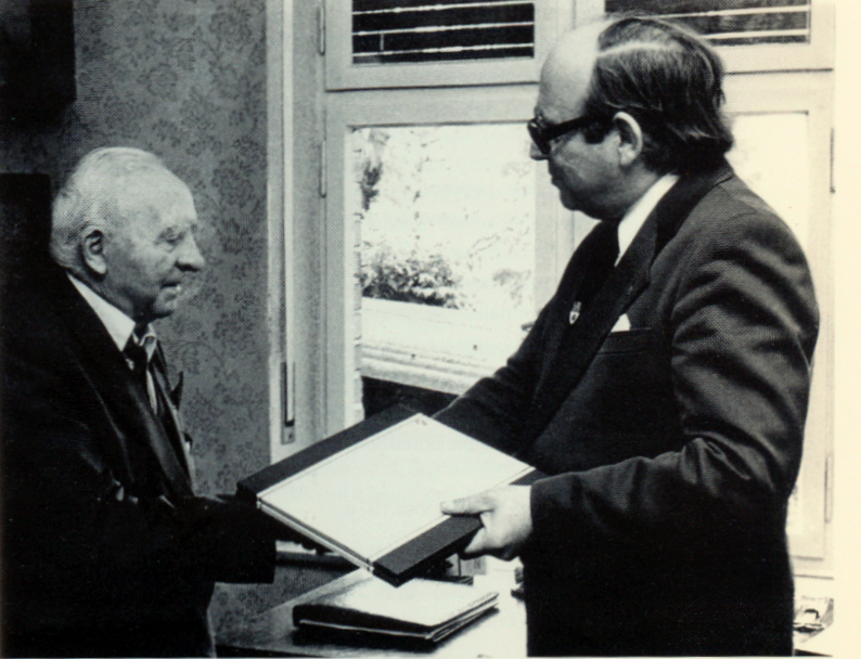 © Heimatverein der Erkelenzer Lande e. V. | Willy Stein und Knorr Ehrenbürger