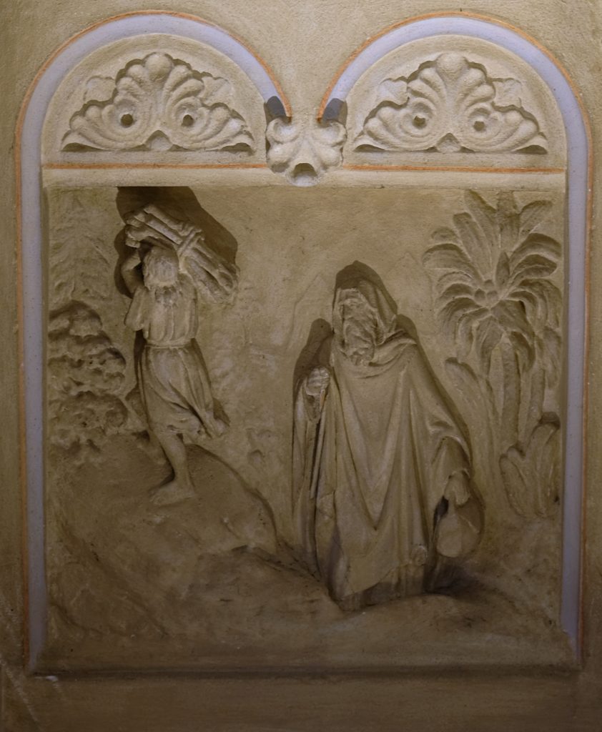 © Wolfgang Lothmann | Rechts: Opfer Melchisedechs