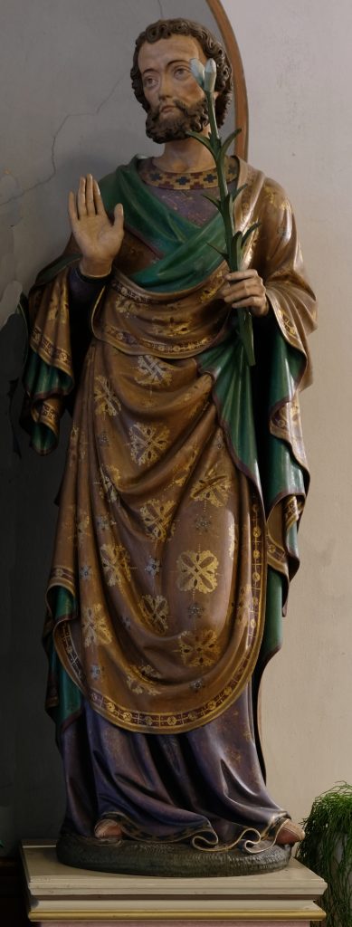 © Wolfgang Lothmann | Josef, Holzfigur auf dem Seitenaltar