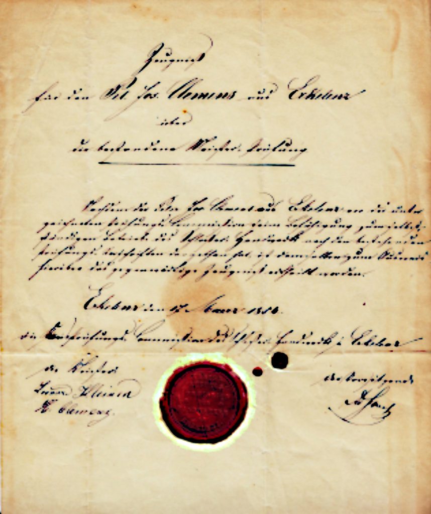 © Privatbesitz | Urkunde Meisterprüfung