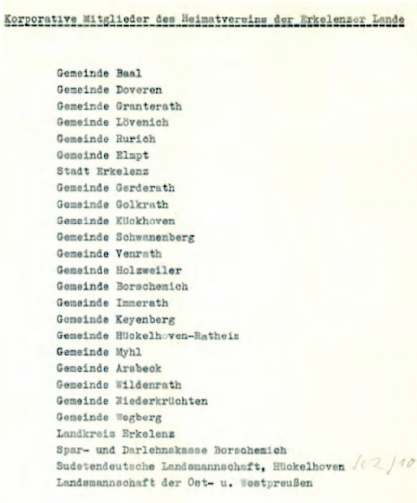 © Heimatverein der Erkelenzer Lande e. V. | unbekannt | kooperative Mitglieder