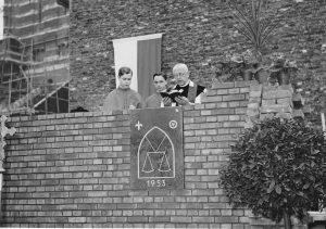 © Günther Merkens | Wilhelm Schmitter | Grundsteinlegung Rathaus Erkelenz