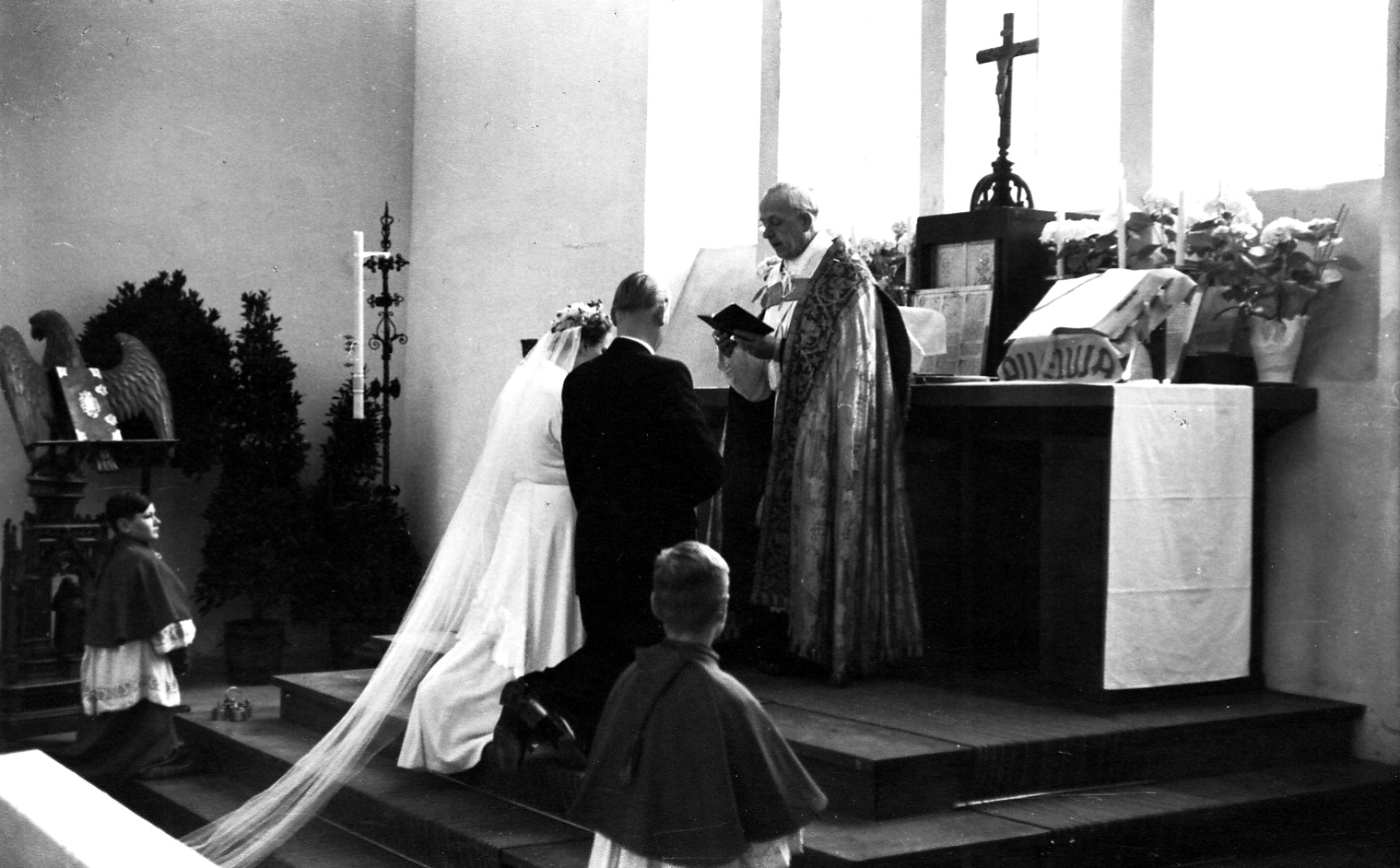 © Agnes Borgs | Wiggers bei Hochzeit 1951