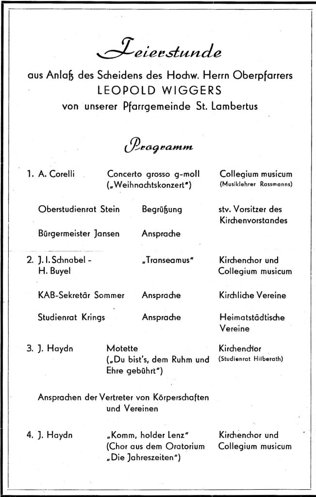 © Agnes Borgs | Programm Feierstunde