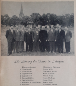 S.15-Vorstand Sportverein 1959