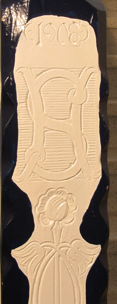 © Archiv Heimatverein | Hubert Rütten | Treppenpfosten_Harf-