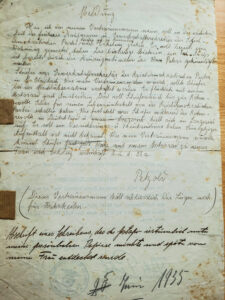 © Familie Schiefer | Denunziationsschreiben an Gestapo