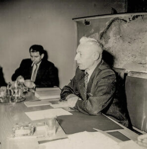 © Familie Schiefer | 1954 Jack Schiefer bei der Europäischen Gemeinschaft für Kohle und Stahl