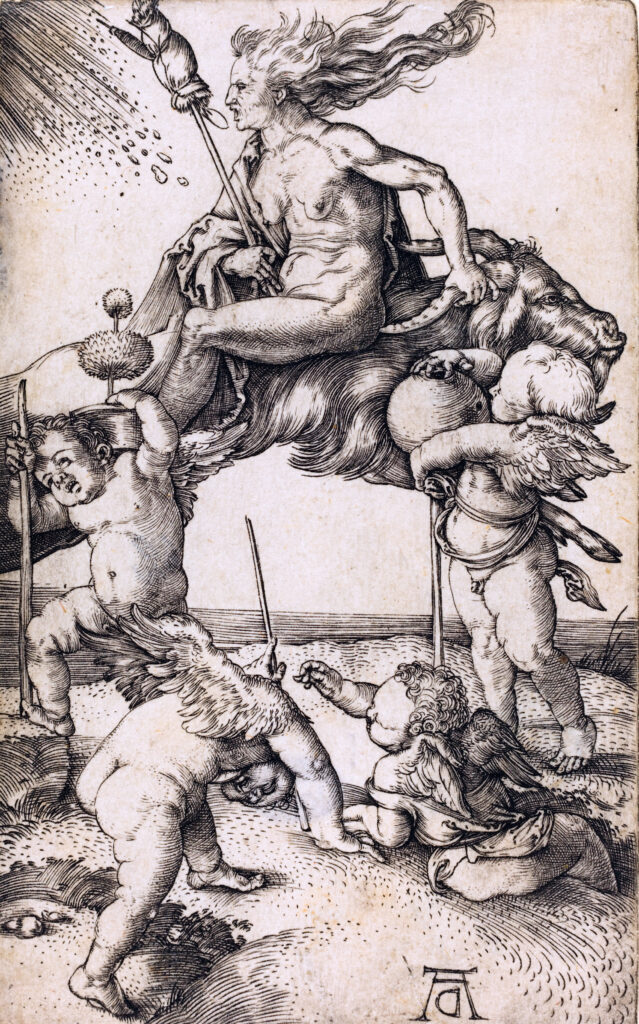 © https://creativecommons.org/publicdomain/zero/1.0/ | Albrecht Dürer | Hexe reitet auf der Ziege, ca. 1500