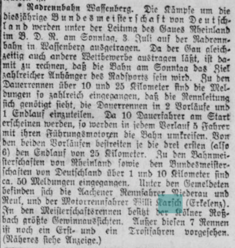 © WestdeutscheLandeszeitung 1. 7. 1921 | WestdeutscheLandeszeitung 1. 7. 1921