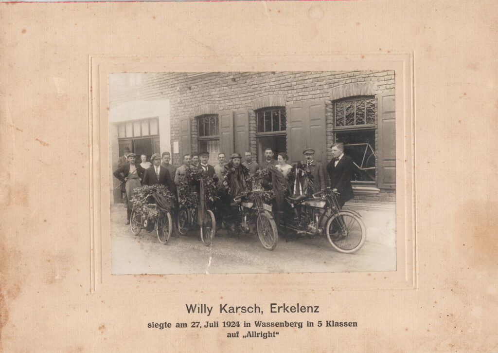 © Familie Karsch | unbekannt | Sieger aller Klassen Willi Karsch 1924