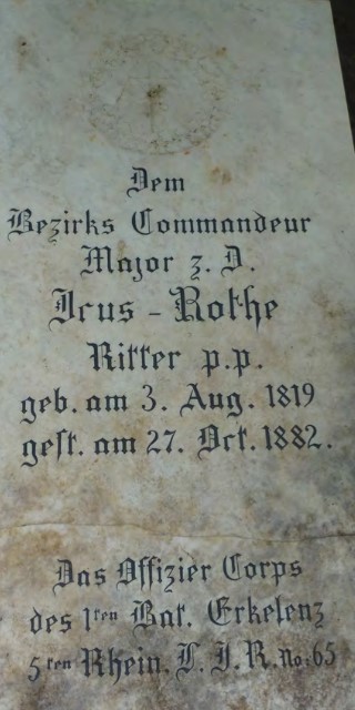 © Archiv Heimatverein | Ulrich Wendt | Grabstaette-Icus-Rothe