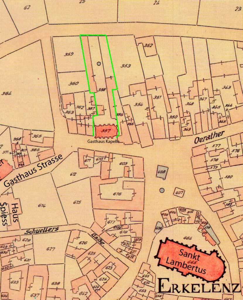 © Archiv Heimatverein | Josef Dressen | Karte Erkelenz 1819