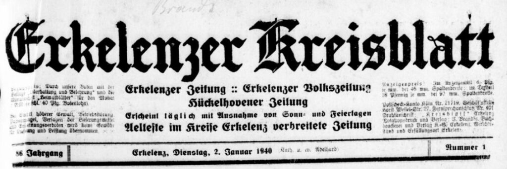 © zeit.punkt NRW | 2. Janaur 1940