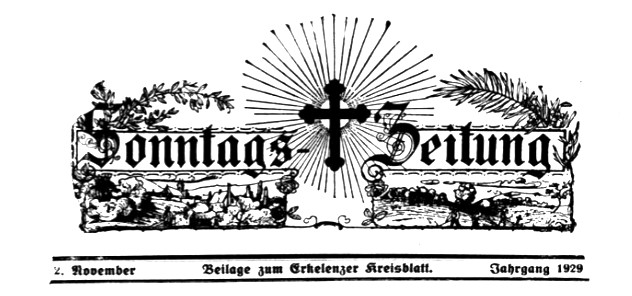 © Zeitpunkt.nrw | Beilage Sonntagszeitung, 1929